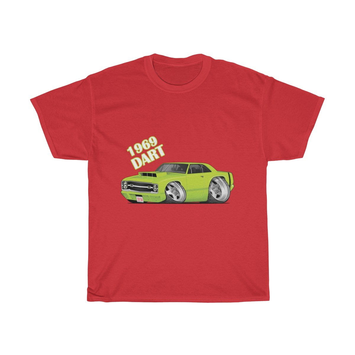 1969 Dart Car Art Unisex Heavy Cotton Tee