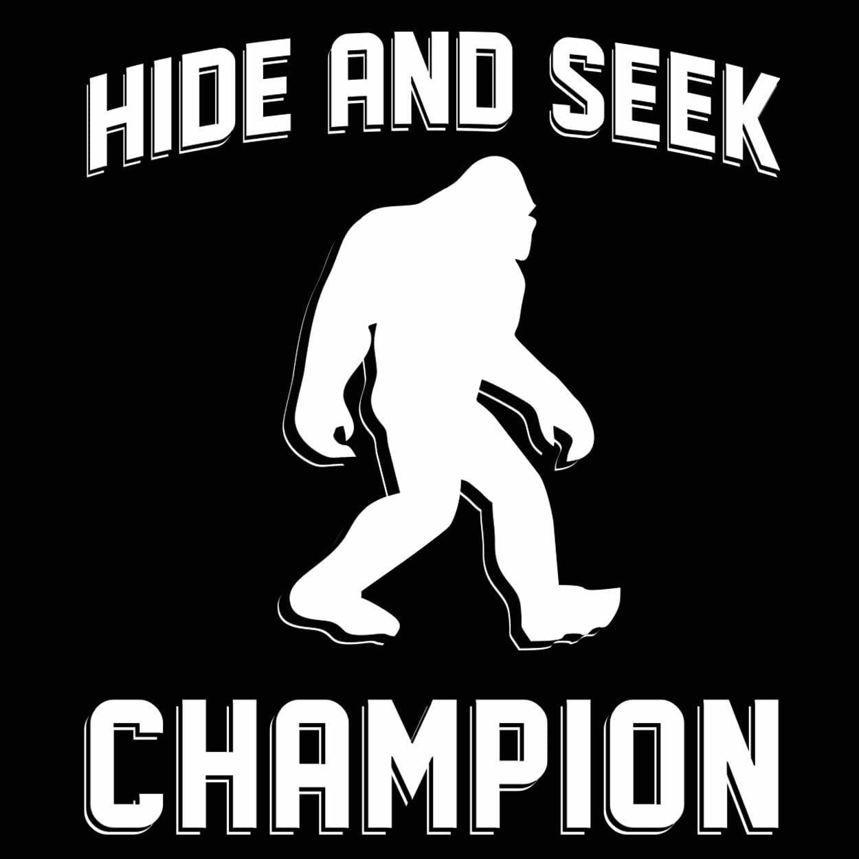 Bigfoot Hide And Seek Champion Men's T-Shirt
