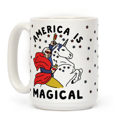 America Is Magical Ceramic Coffee Mug by LookHUMAN