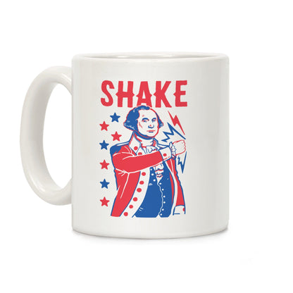 Shake & Bake: George Washington Ceramic Coffee Mug by LookHUMAN