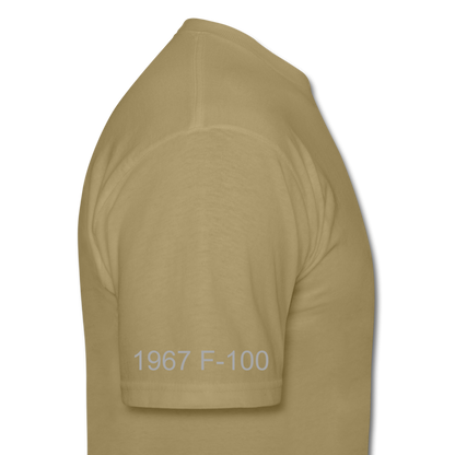 1967 Ford F-100 Men's T-Shirt - khaki