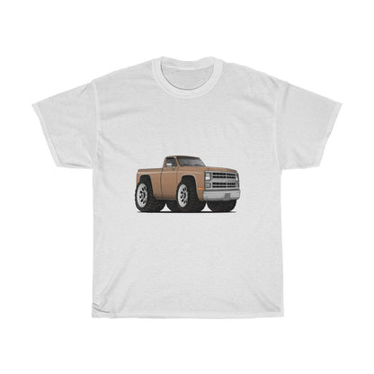 1986 4X4 Truck Car Art Unisex Heavy Cotton Tee