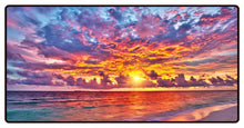 Sunset On The Beach Desk Mat