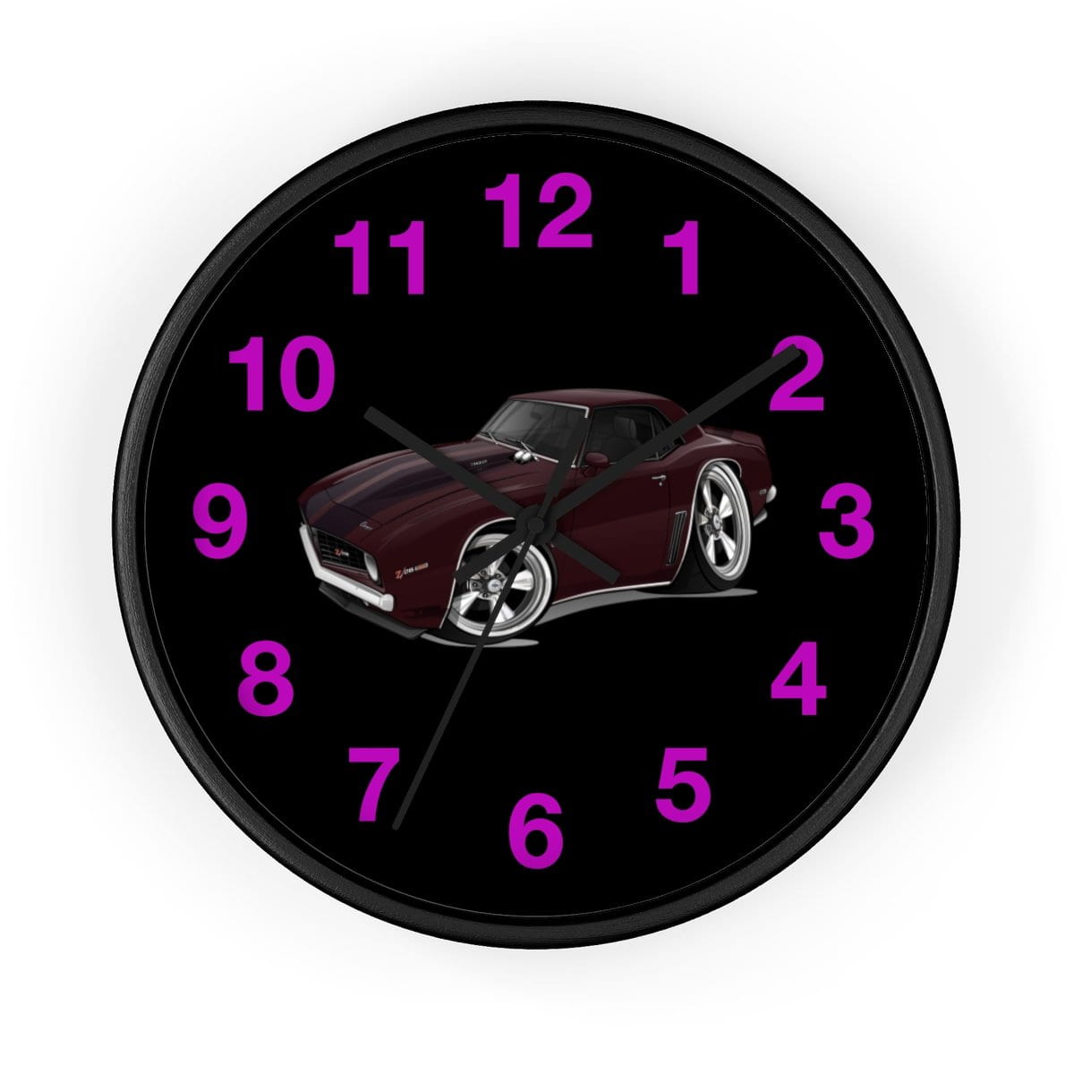 1969 Camaro Z28 Muscle Car Art Wall clock