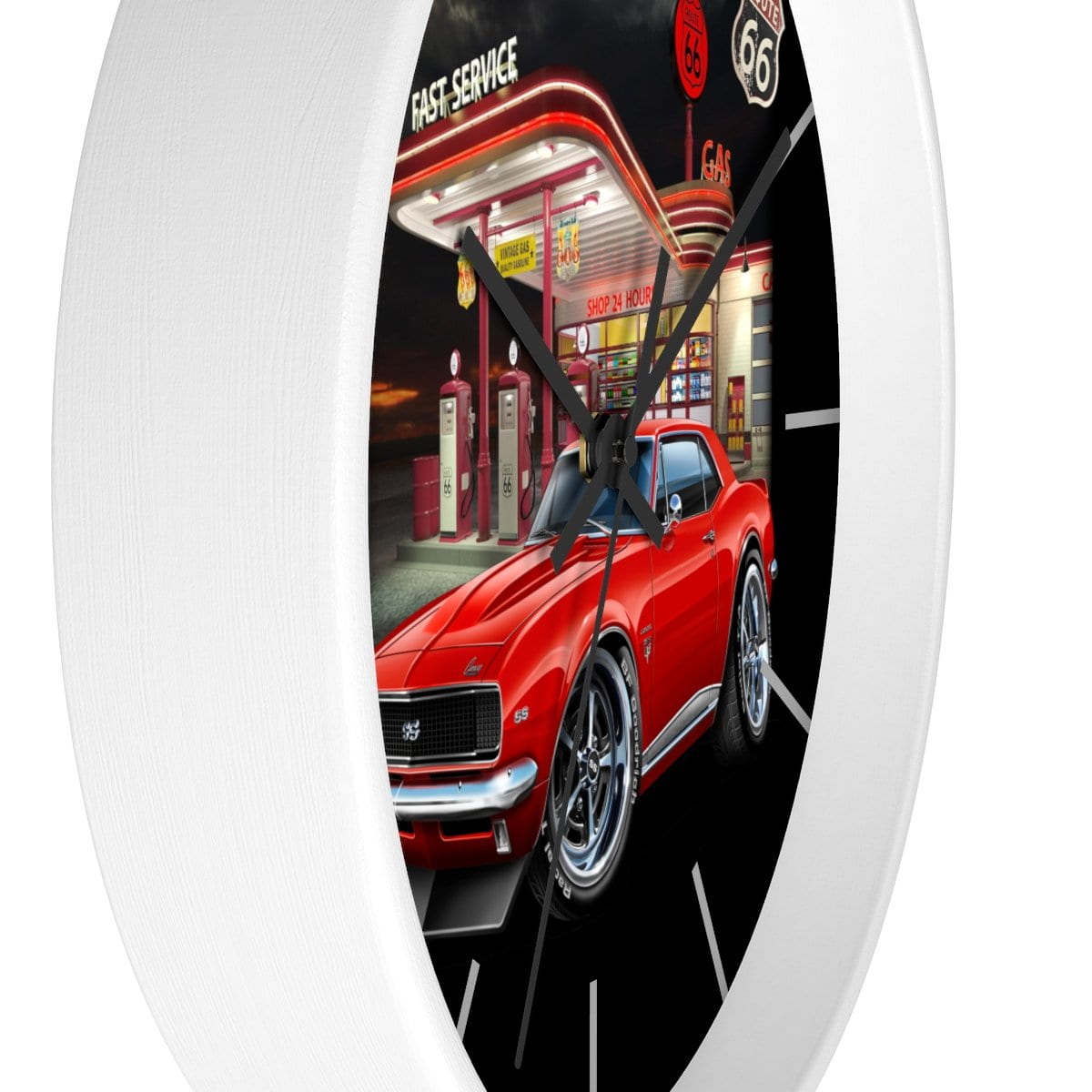 1967 Camaro SS Vintage Gas Wall clock