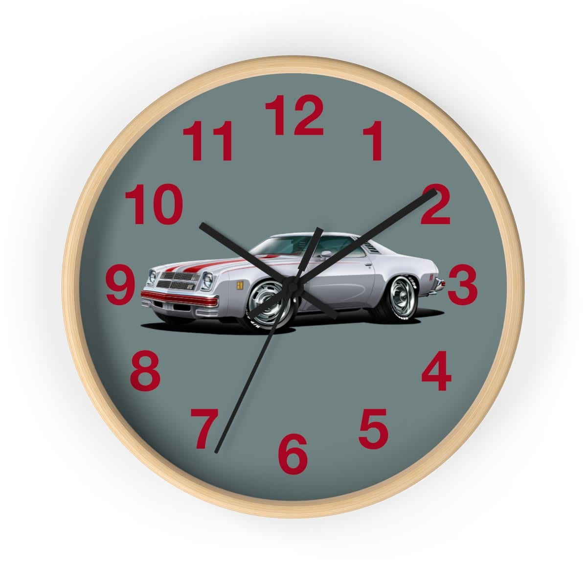1975 Chevelle Laguna S3 Muscle Car Art Wall clock