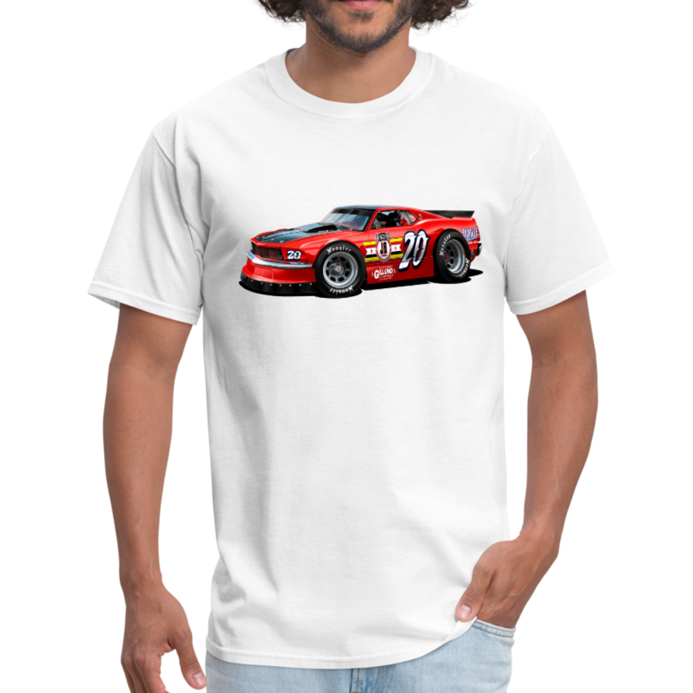 Mustang Race Car Men's T-Shirt - white