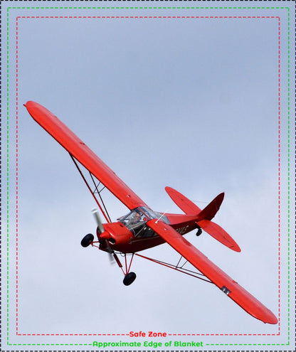 Red Piper Cub Blanket