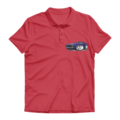 1st Generation Purple Camaro Premium Adult Polo Shirt