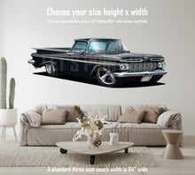 Car Art 1959 El Camino Hot Rod Cartoon Wall Decal