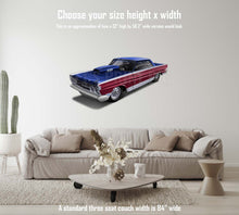 1964 Mercury Comet Classic Car Art Wall Decal