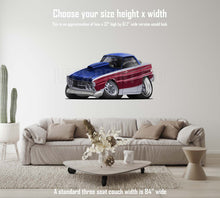 1964 Mercury Comet Cartoon B Car Art Wall Decal