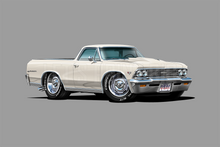 1966 El Camino Car Art Wall Decal