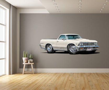 1966 El Camino Car Art Wall Decal