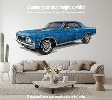 1966 Chevelle Muscle Car Wall Art Decal