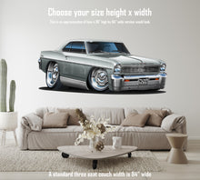 Car Art 1966 Nova Cartoon Wall Decal