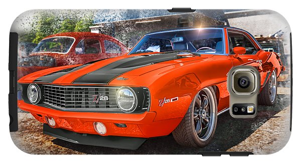 1969 Camaro Z28 Muscle Car Art - Phone Case