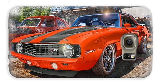 1969 Camaro Z28 Muscle Car Art - Phone Case