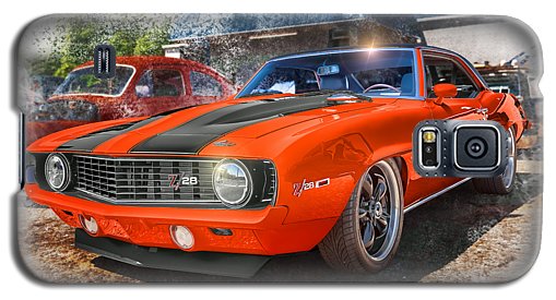 1969 Camaro Z28 Muscle Car Art - Phone Case