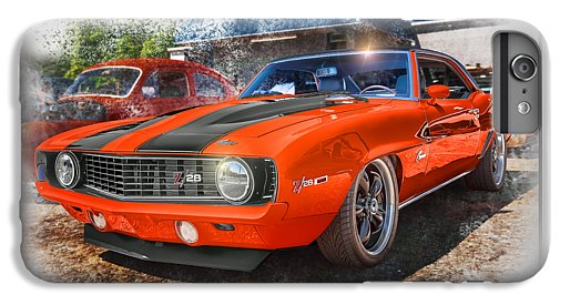 1969 Camaro Z28 Muscle Car Art - Phone Case