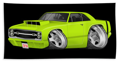 1969 Dart Car Art - Beach Towel