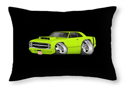 1969 Dart Car Art - Throw Pillow