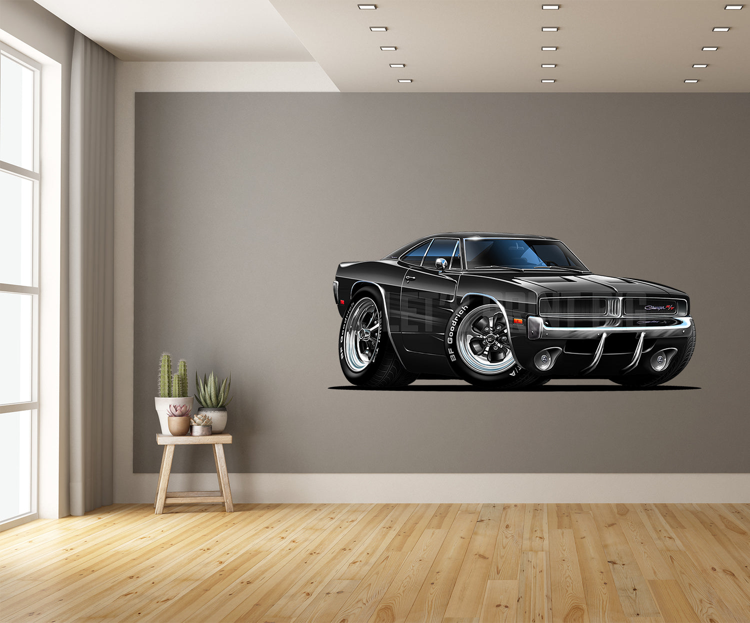 MOPAR 1969 ダッジ チャージャー！ 壁掛け 飾り棚 3D シェルフ 1960-1976 All Makes All Models Parts | ML127003 | 1969 Charger R/T