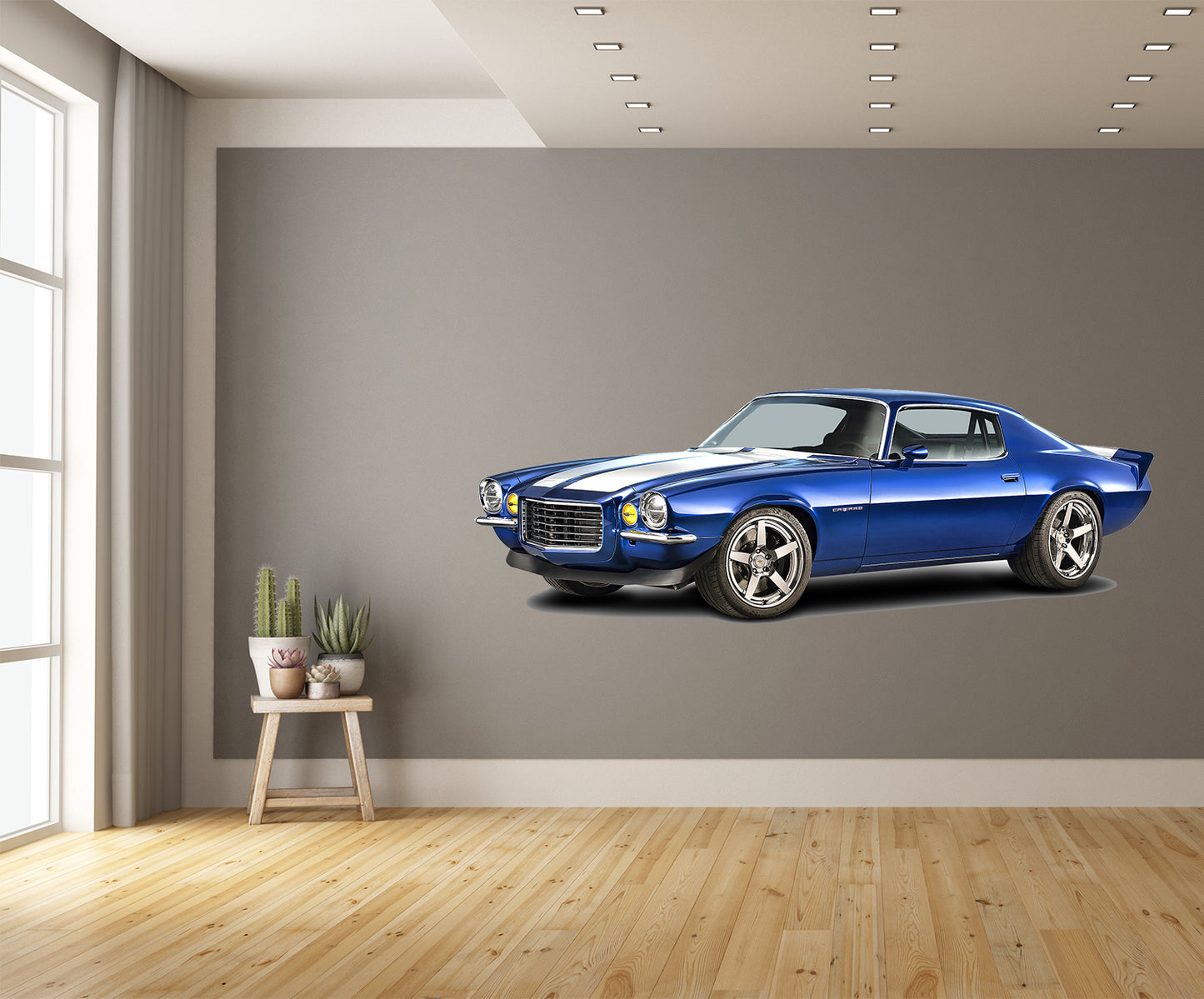 Car Art 1970-1973 Camaro Split Bumper Wall Decal
