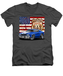 1970 Chevelle Flag - Men's V-Neck T-Shirt