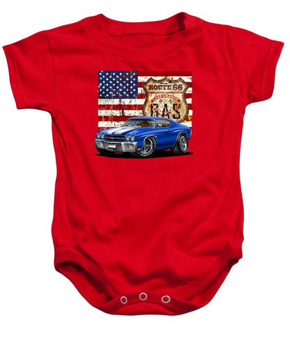 1970 Chevelle Flag - Baby Onesie