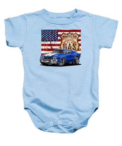 1970 Chevelle Flag - Baby Onesie