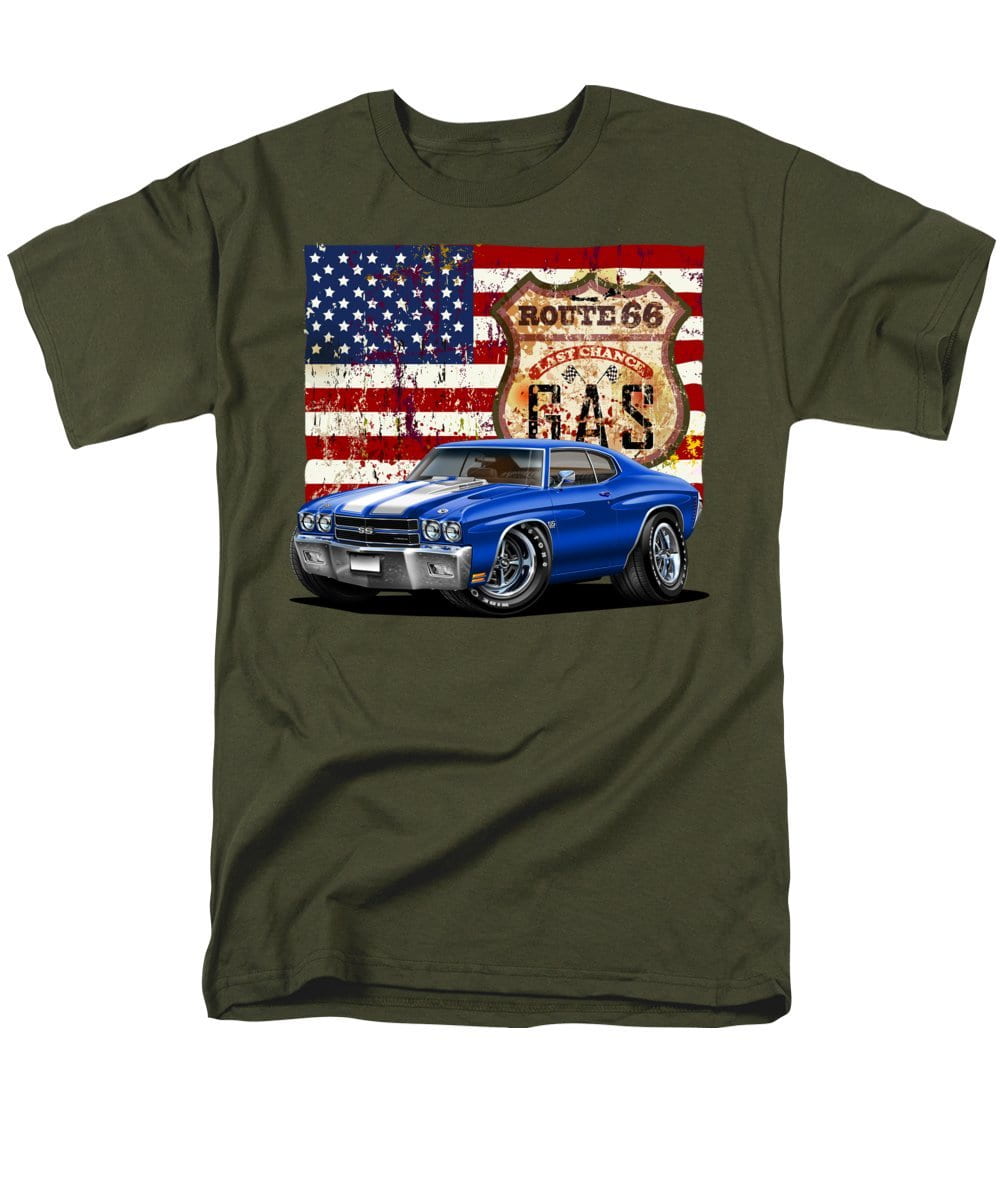 1970 Chevelle Flag - Men's T-Shirt  (Regular Fit)