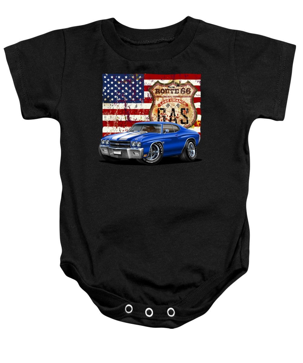 1970 Chevelle Flag - Baby Onesie