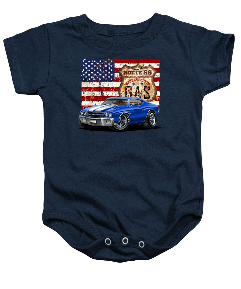 1970 Chevelle Flag - Baby Onesie