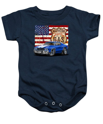 1970 Chevelle Flag - Baby Onesie