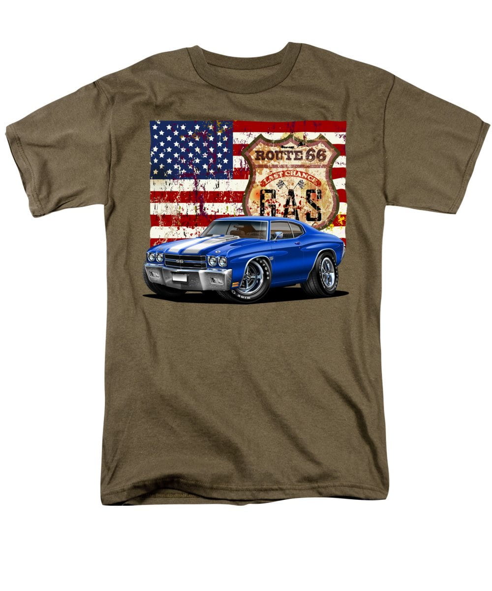 1970 Chevelle Flag - Men's T-Shirt  (Regular Fit)