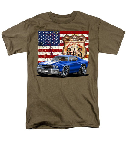 1970 Chevelle Flag - Men's T-Shirt  (Regular Fit)