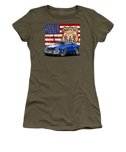 1970 Chevelle Flag - Women's T-Shirt