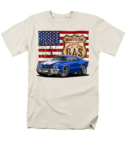 1970 Chevelle Flag - Men's T-Shirt  (Regular Fit)