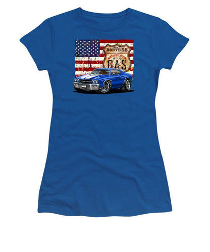 1970 Chevelle Flag - Women's T-Shirt