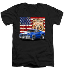 1970 Chevelle Flag - Men's V-Neck T-Shirt