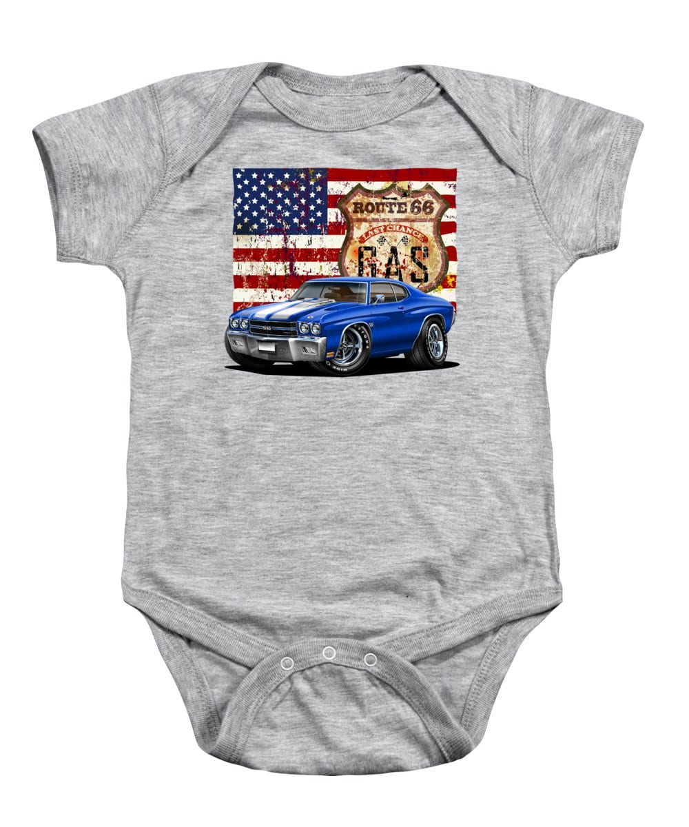 1970 Chevelle Flag - Baby Onesie