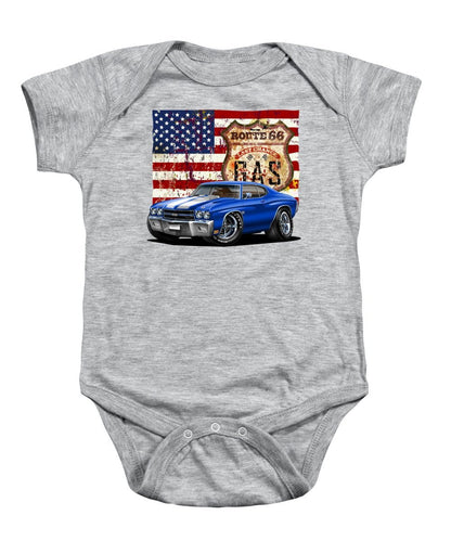 1970 Chevelle Flag - Baby Onesie