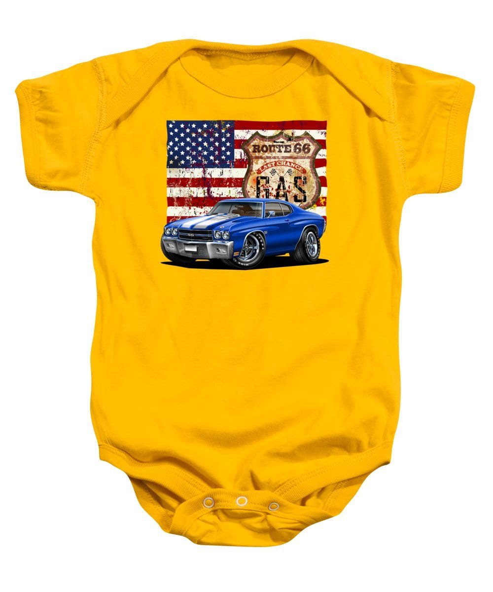 1970 Chevelle Flag - Baby Onesie