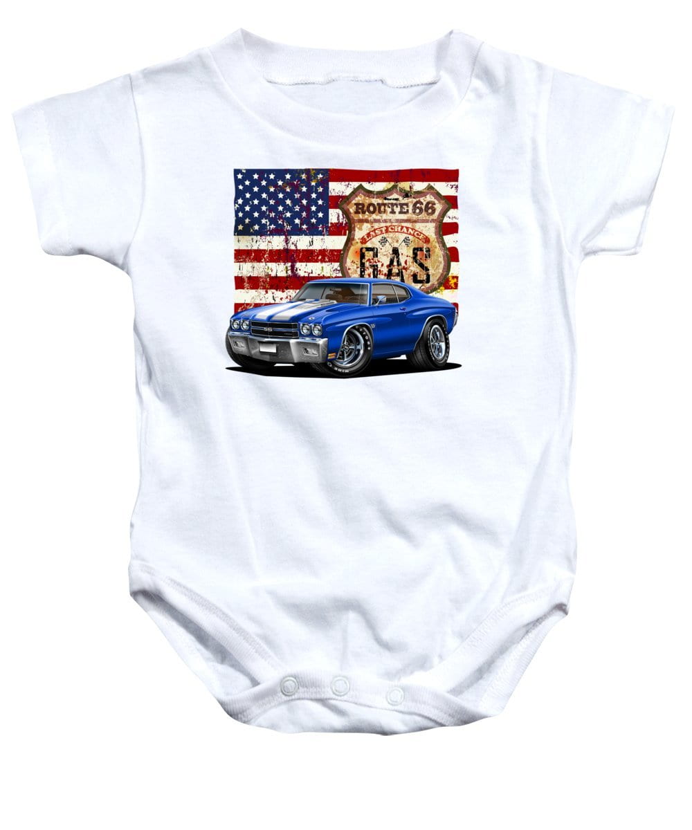 1970 Chevelle Flag - Baby Onesie