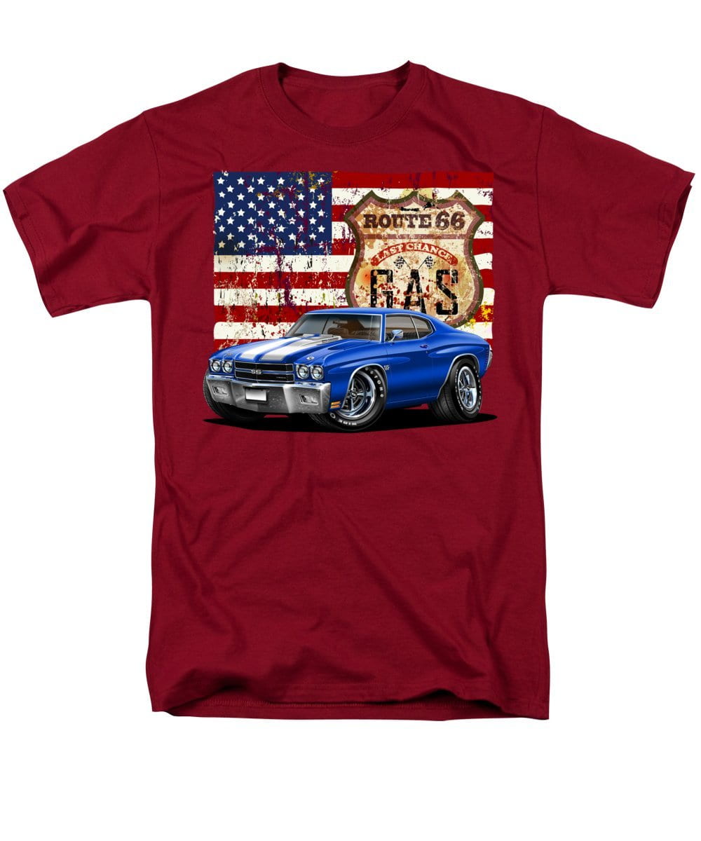1970 Chevelle Flag - Men's T-Shirt  (Regular Fit)