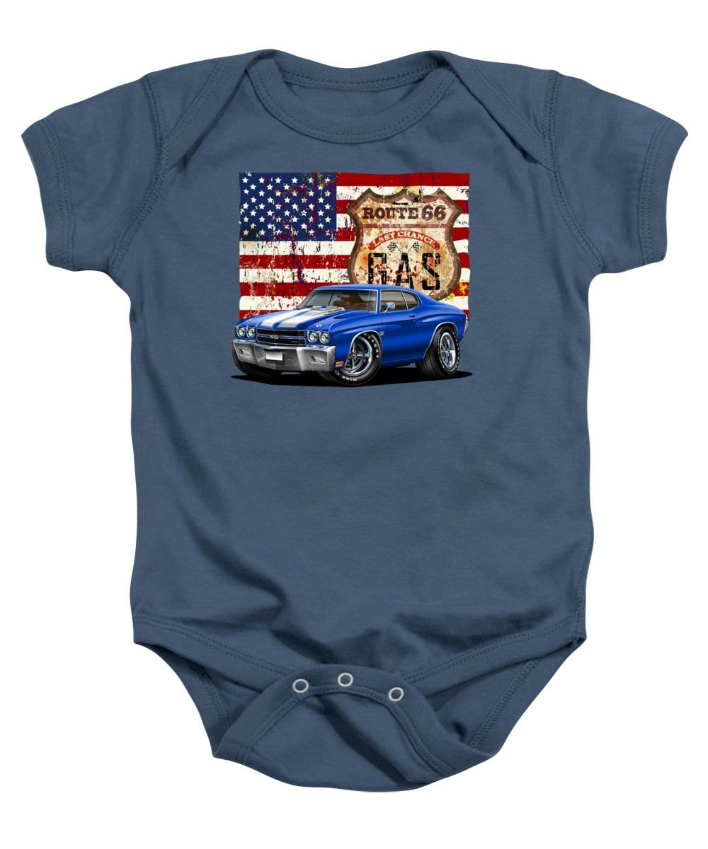 1970 Chevelle Flag - Baby Onesie