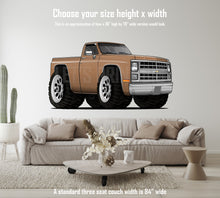 1986 4x4 Pickup Truck Car Art Wall Decal