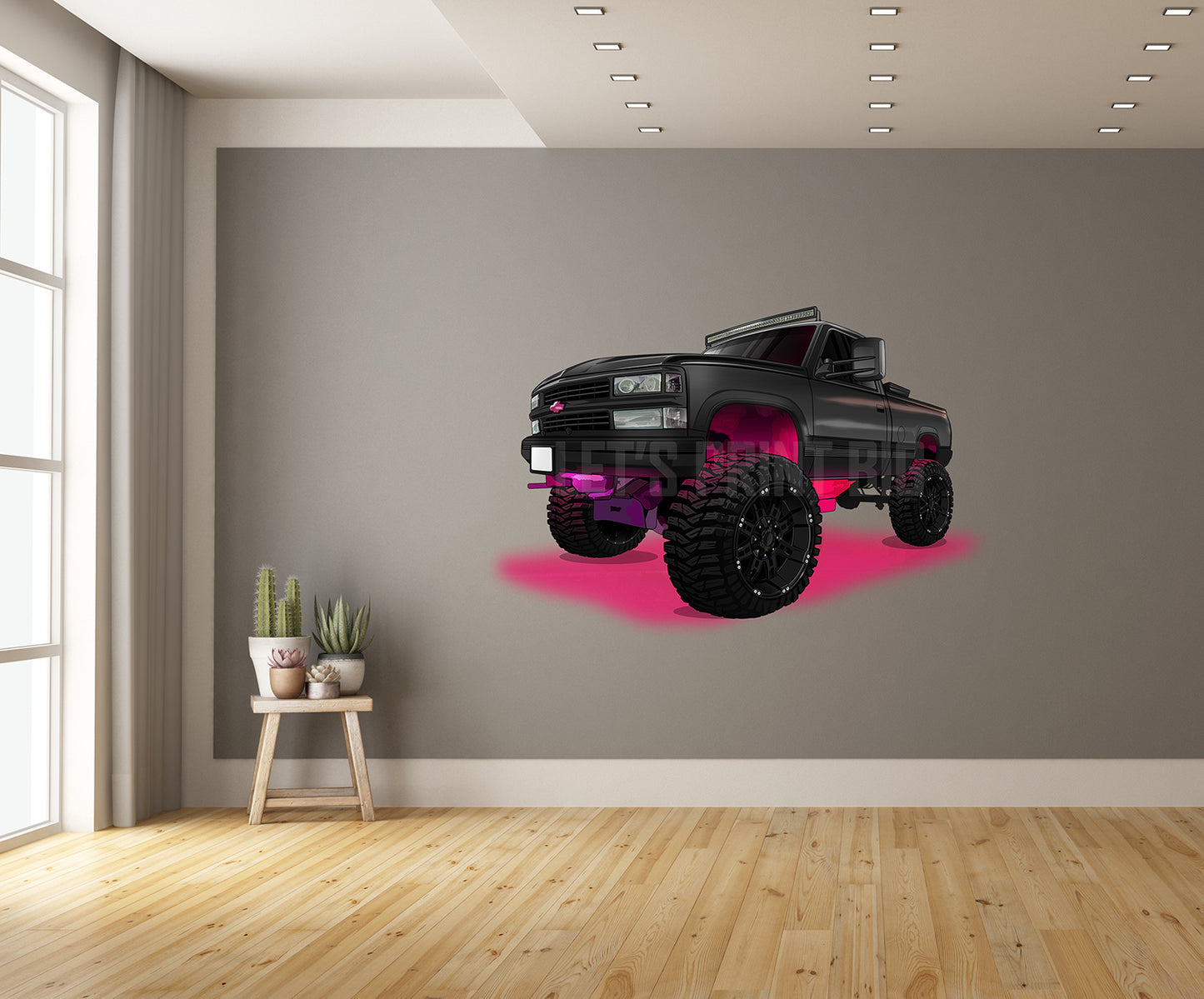 1995 Chevy K1500 Truck Car Art Wall Decal