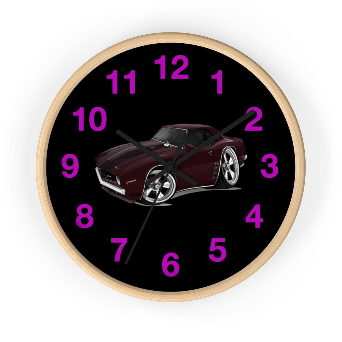 1969 Camaro Z28 Muscle Car Art Wall clock